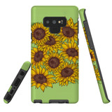 For Samsung Galaxy Note 9 Case, Tough Protective Back Cover, Sunflowers | Protective Cases | iCoverLover.com.au