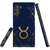 For Samsung Galaxy Note 10 Case, Tough Protective Back Cover, Taurus Sign | Protective Cases | iCoverLover.com.au