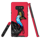 For Samsung Galaxy Note 9 Case, Tough Protective Back Cover, Cassowary Portrait | Protective Cases | iCoverLover.com.au