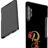 For Samsung Galaxy Note 20 Ultra, Note 20, Note 10+ Plus, Note 9 Case, Tough Protective Back Cover, Embellished Letter B | Protective Cases | iCoverLover.com.au