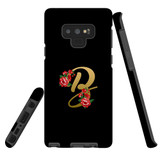 For Samsung Galaxy Note 9 Case, Tough Protective Back Cover, Embellished Letter B | Protective Cases | iCoverLover.com.au