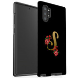 For Samsung Galaxy Note 20 Ultra, Note 20, Note 10+ Plus, Note 9 Case, Tough Protective Back Cover, Embellished Letter S | Protective Cases | iCoverLover.com.au