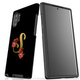 For Samsung Galaxy Note 20 Ultra, Note 20, Note 10+ Plus, Note 9 Case, Tough Protective Back Cover, Embellished Letter S | Protective Cases | iCoverLover.com.au