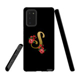 For Samsung Galaxy Note 20 Case, Tough Protective Back Cover, Embellished Letter S | Protective Cases | iCoverLover.com.au