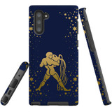 For Samsung Galaxy Note 10 Case, Tough Protective Back Cover, Aquarius Drawing | Protective Cases | iCoverLover.com.au