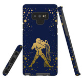 For Samsung Galaxy Note 9 Case, Tough Protective Back Cover, Aquarius Drawing | Protective Cases | iCoverLover.com.au