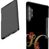 For Samsung Galaxy Note 20 Ultra, Note 20, Note 10+ Plus, Note 9 Case, Tough Protective Back Cover, Embellished Letter H | Protective Cases | iCoverLover.com.au