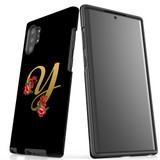 For Samsung Galaxy Note 20 Ultra, Note 20, Note 10+ Plus, Note 9 Case, Tough Protective Back Cover, Embellished Letter Y | Protective Cases | iCoverLover.com.au