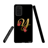 For Samsung Galaxy Note 20 Case, Tough Protective Back Cover, Embellished Letter Y | Protective Cases | iCoverLover.com.au