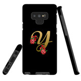 For Samsung Galaxy Note 9 Case, Tough Protective Back Cover, Embellished Letter Y | Protective Cases | iCoverLover.com.au