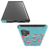 For Samsung Galaxy Note 20 UItra/Note 20/Note 10+ Plus/Note 10/9 Case, Tough Protective Back Cover, Flamingoes | Protective Cases | iCoverLover.com.au