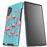 For Samsung Galaxy Note 20 UItra/Note 20/Note 10+ Plus/Note 10/9 Case, Tough Protective Back Cover, Flamingoes | Protective Cases | iCoverLover.com.au