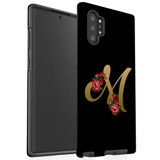 For Samsung Galaxy Note 20 Ultra, Note 20, Note 10+ Plus, Note 9 Case, Tough Protective Back Cover, Embellished Letter M | Protective Cases | iCoverLover.com.au