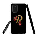 For Samsung Galaxy Note 20 Case, Tough Protective Back Cover, Embellished Letter P | Protective Cases | iCoverLover.com.au
