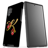 For Samsung Galaxy Note 20 Ultra, Note 20, Note 10+ Plus, Note 9 Case, Tough Protective Back Cover, Embellished Letter K | Protective Cases | iCoverLover.com.au