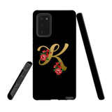 For Samsung Galaxy Note 20 Case, Tough Protective Back Cover, Embellished Letter K | Protective Cases | iCoverLover.com.au