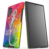 For Samsung Galaxy Note 20 Ultra, Note 20, Note 10+ Plus, Note 9 Case, Tough Protective Back Cover, Rainbow Lizard | Protective Cases | iCoverLover.com.au