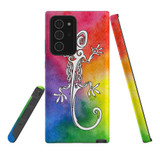 For Samsung Galaxy Note 20 Ultra Case, Tough Protective Back Cover, Rainbow Lizard | Protective Cases | iCoverLover.com.au