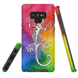 For Samsung Galaxy Note 9 Case, Tough Protective Back Cover, Rainbow Lizard | Protective Cases | iCoverLover.com.au