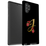For Samsung Galaxy Note 20 Ultra, Note 20, Note 10+ Plus, Note 9 Case, Tough Protective Back Cover, Embellished Letter J | Protective Cases | iCoverLover.com.au