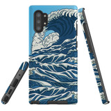 For Samsung Galaxy Note 20 Ultra, Note 20, Note 10+ Plus, Note 9 Case, Tough Protective Back Cover, Japanese Wave | Protective Cases | iCoverLover.com.au