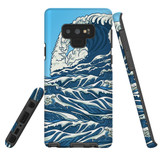 For Samsung Galaxy Note 9 Case, Tough Protective Back Cover, Japanese Wave | Protective Cases | iCoverLover.com.au