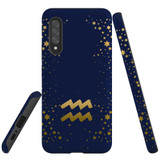 For Samsung Galaxy A90 5G Case, Tough Protective Back Cover, Aquarius Sign | Protective Cases | iCoverLover.com.au