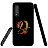 For Samsung Galaxy A90 5G Case, Tough Protective Back Cover, Embellished Letter D | Protective Cases | iCoverLover.com.au