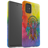 For Samsung Galaxy A51 5G/4G, A71 5G/4G, A90 5G Case, Tough Protective Back Cover, Colourful Dreamcatcher | Protective Cases | iCoverLover.com.au