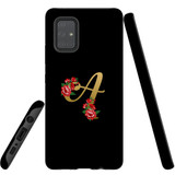 For Samsung Galaxy A71 4G Case, Tough Protective Back Cover, Embellished Letter A | Protective Cases | iCoverLover.com.au