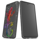 For Samsung Galaxy A51 5G/4G, A71 5G/4G, A90 5G Case, Tough Protective Back Cover, Colorful Lizard | Protective Cases | iCoverLover.com.au