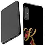 For Samsung Galaxy A51 5G/4G, A71 5G/4G, A90 5G Case, Tough Protective Back Cover, Embellished Letter K | Protective Cases | iCoverLover.com.au