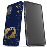 For Samsung Galaxy A51 5G/4G, A71 5G/4G, A90 5G Case, Tough Protective Back Cover, Pisces Drawing | Protective Cases | iCoverLover.com.au