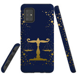 For Samsung Galaxy A51 5G/4G, A71 5G/4G, A90 5G Case, Tough Protective Back Cover, Libra Drawing | Protective Cases | iCoverLover.com.au