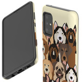 For Samsung Galaxy A51 5G/4G, A71 5G/4G, A90 5G Case, Tough Protective Back Cover, Seamless Dogs | Protective Cases | iCoverLover.com.au