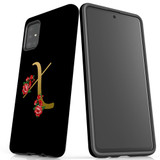 For Samsung Galaxy A51 5G/4G, A71 5G/4G, A90 5G Case, Tough Protective Back Cover, Embellished Letter X | Protective Cases | iCoverLover.com.au