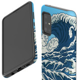 For Samsung Galaxy A51 5G/4G, A71 5G/4G, A90 5G Case, Tough Protective Back Cover, Japanese Wave | Protective Cases | iCoverLover.com.au