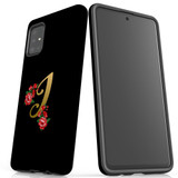 For Samsung Galaxy A51 5G/4G, A71 5G/4G, A90 5G Case, Tough Protective Back Cover, Embellished Letter I | Protective Cases | iCoverLover.com.au