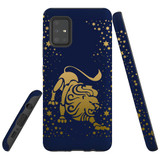 For Samsung Galaxy A51 5G Case, Tough Protective Back Cover, Leo Drawing | Protective Cases | iCoverLover.com.au