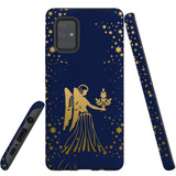 For Samsung Galaxy A71 5G Case, Tough Protective Back Cover, Virgo Drawing | Protective Cases | iCoverLover.com.au