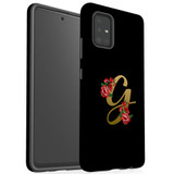 For Samsung Galaxy A51 5G/4G, A71 5G/4G, A90 5G Case, Tough Protective Back Cover, Embellished Letter G | Protective Cases | iCoverLover.com.au