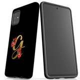 For Samsung Galaxy A51 5G/4G, A71 5G/4G, A90 5G Case, Tough Protective Back Cover, Embellished Letter G | Protective Cases | iCoverLover.com.au