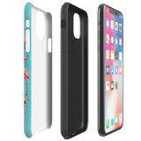 For iPhone 14 Pro Max/14 Pro/14 and older Case, Protective Back Cover, Flamingoes | Shockproof Cases | iCoverLover.com.au