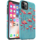 For iPhone 14 Pro Max/14 Pro/14 and older Case, Protective Back Cover, Flamingoes | Shockproof Cases | iCoverLover.com.au