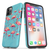 For iPhone 14 Pro Max/14 Pro/14 and older Case, Protective Back Cover, Flamingoes | Shockproof Cases | iCoverLover.com.au