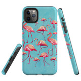 For iPhone 11 Pro Case, Tough Protective Back Cover, Flamingoes | Protective Cases | iCoverLover.com.au