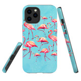 For iPhone 12 Pro Max Case, Tough Protective Back Cover, Flamingoes | Protective Cases | iCoverLover.com.au