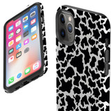 For iPhone 14 Pro Max/14 Pro/14 and older Case, Protective Back Cover, Cow Pattern | Shockproof Cases | iCoverLover.com.au