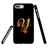 For iPhone 8+ Plus/7+ Plus Case, Tough Protective Back Cover, Embellished Letter Y | Protective Cases | iCoverLover.com.au