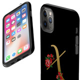 For iPhone 14 Pro Max/14 Pro/14 and older Case, Protective Back Cover, Embellished Letter X | Shockproof Cases | iCoverLover.com.au